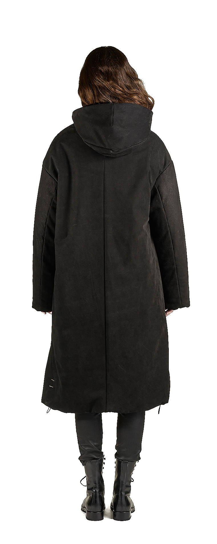 DANIELE BASTA LEATHER AND SILVER JACKET